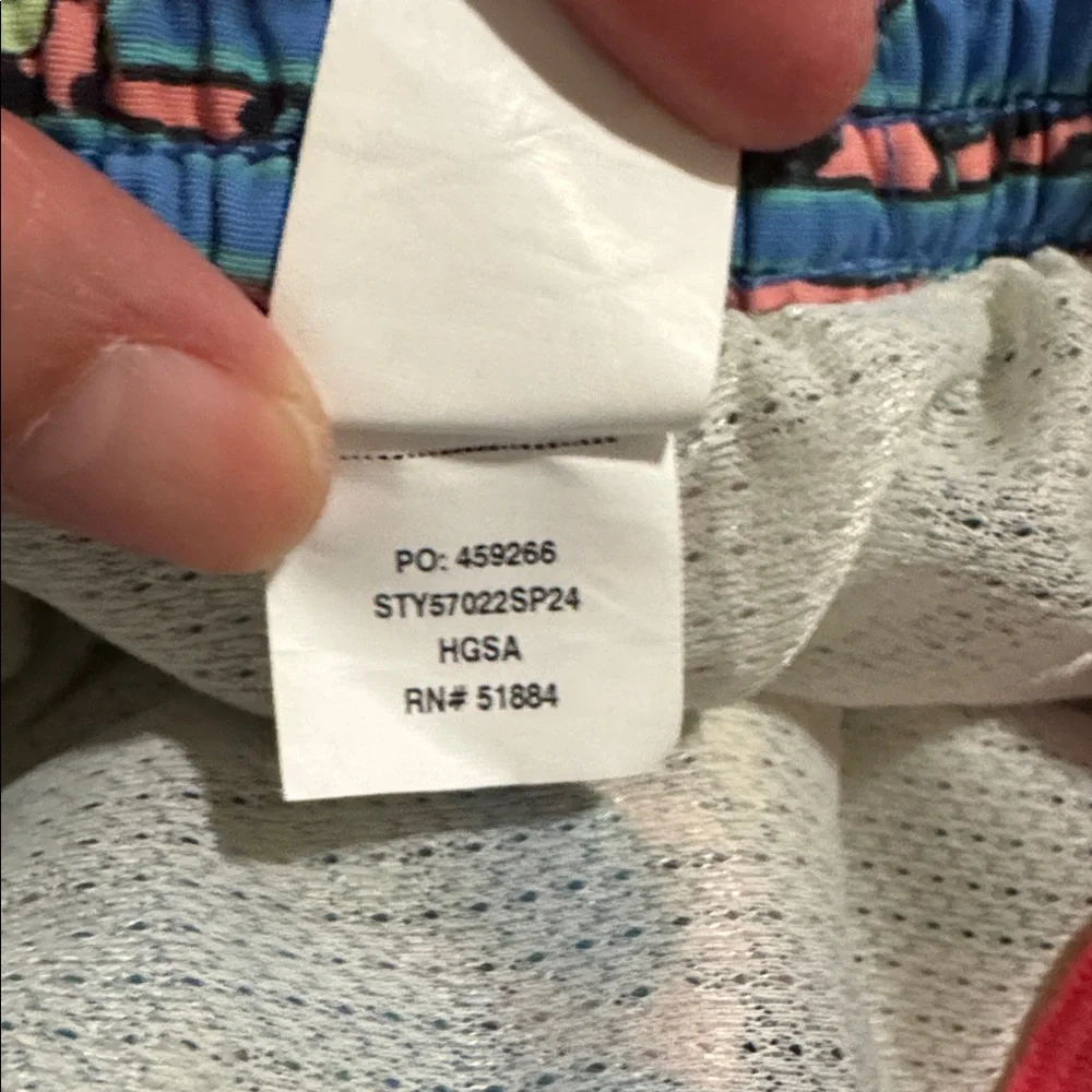 Patagonia Baggies Short Geo Salamander Print Lined Outdoor Beach 2024 X-Small